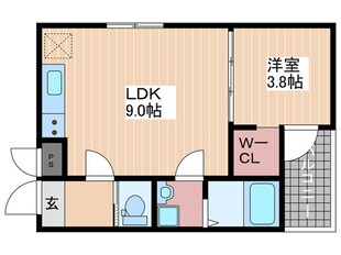 MOVE長束の物件間取画像